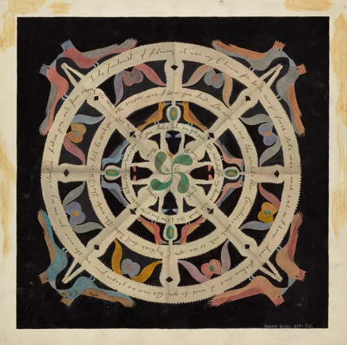 Valentine by Vincent P. Rosel, index of american design, 1938