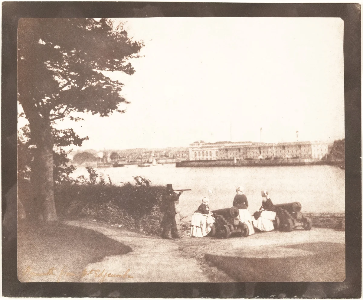 Plymouth from Mt. Edgcumbe by William Henry Fox Talbot, photograph, 1845