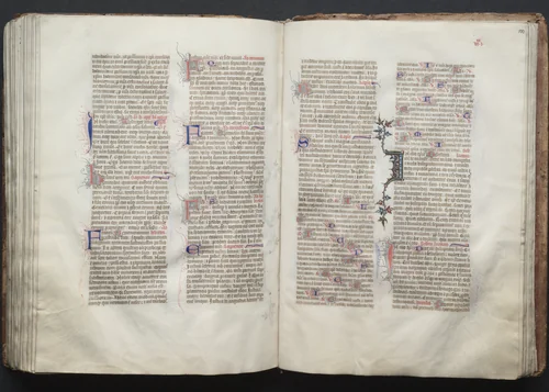 The Gotha Missal: Fol. 132v, Text by Master of the Boqueteaux, book, 1370-1380
