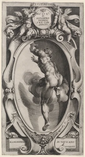 A Blessed Spirit by Cherubino Alberti, print, 1591