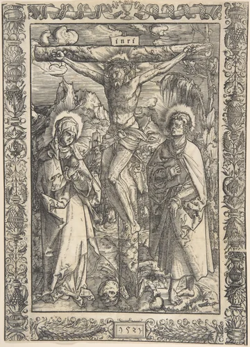 The Crucifixion by Monogrammist G.Z., print, 1521