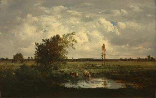 Sunlight by Théodore Rousseau, painting, 1848-1850