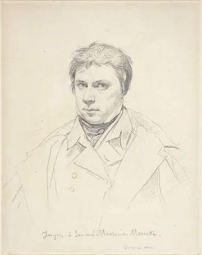 Self-Portrait by Jean-Auguste-Dominique Ingres, drawing, 1822
