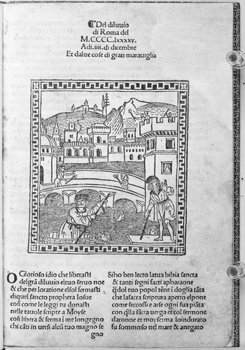 Del Diluvio di Roma by Giuliano Dati, book, 1495