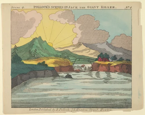 Scene 4, from Jack and the Giant Killer, Scenes for a Toy Theater by Benjamin Pollock, print, 1870-1890