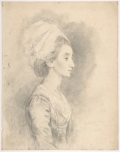 Mrs. Downman, sister-in-law of the artist by John Downman, drawing, 1776
