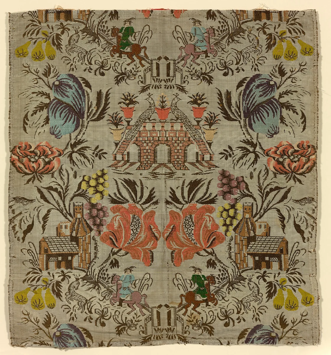 Fragment by France (provincial) or Northern Italy, textile, 1730-1750