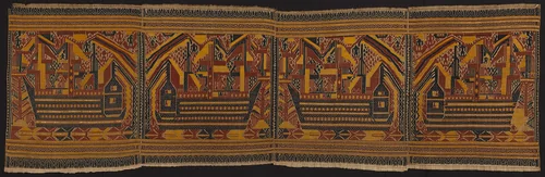 Ceremonial Textile (Tampan) by Paminggir people, textile, 1875-1900