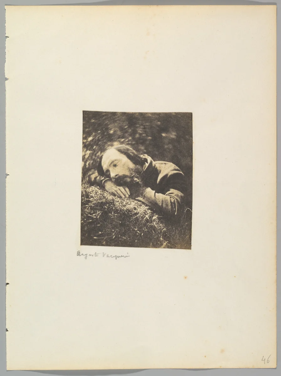 Auguste Vacquerie by Charles Victor Hugo, photograph, 1853-1856