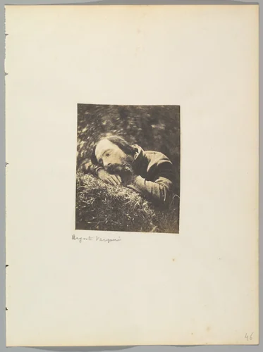 Auguste Vacquerie by Charles Victor Hugo, photograph, 1853-1856