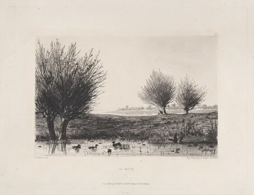 Morning (Le Matin) by Auguste Delâtre, print, 1865