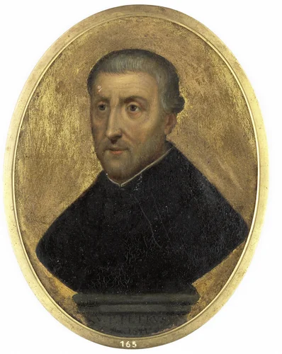 Petrus Canisius (1521-97). Geestelijke en schrijver te Nijmegen by anonymous, painting, 1600-1699
