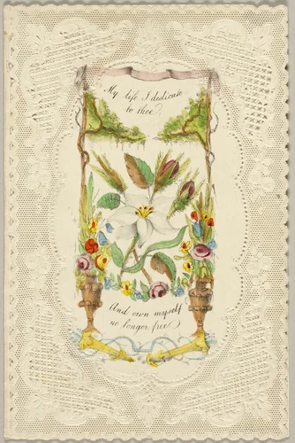 My Life I Dedicate to Thee (Valentine) by George Meek, other, 1835-1845