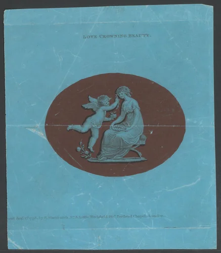 Liefde kroont Schoonheid by anonymous, print, 1798