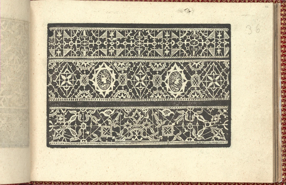 Corona delle Nobili et Virtuose Donne: Libro I-IV, page 36 (recto) by Cesare Vecellio, book, 1601