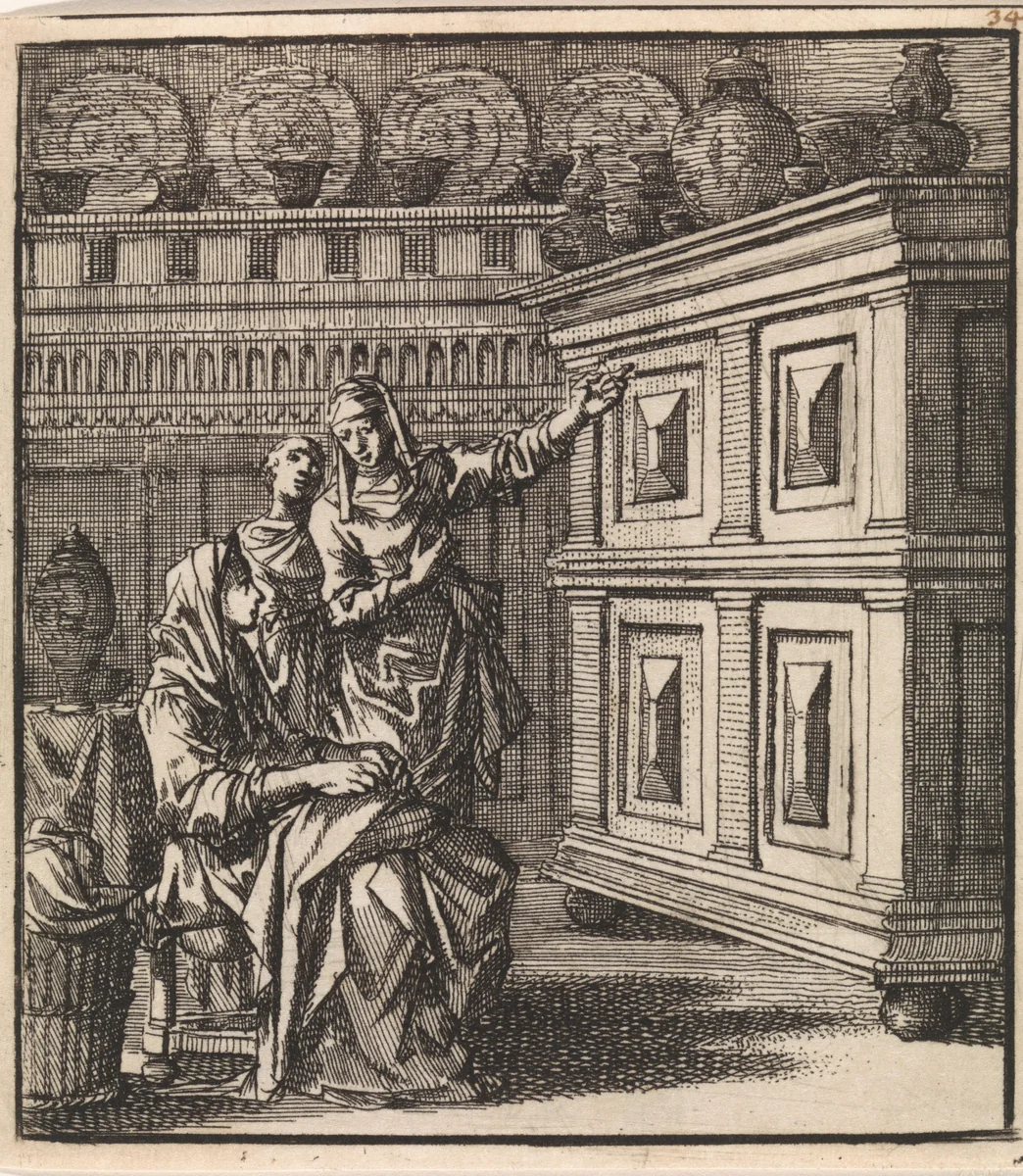 Het Porselyn by Jan Luyken, print, 1711