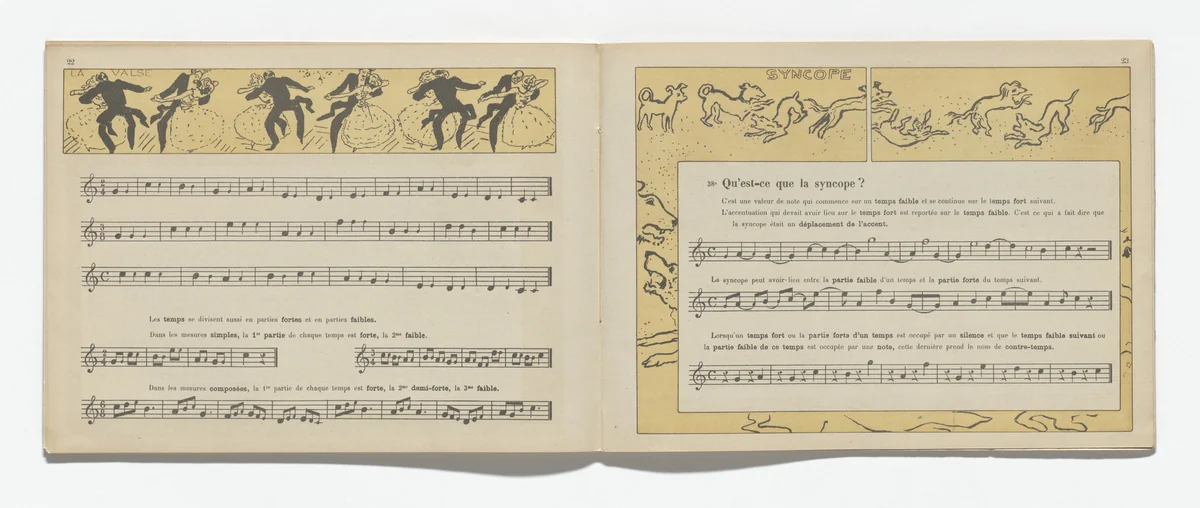 In-text plate (page 22) from Petit solfège illustré (Little Illustrated Solfège) by Pierre Bonnard, illustrated book, 1893
