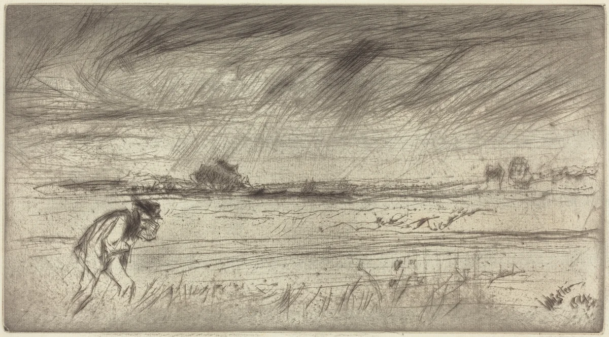 The Storm by James McNeill Whistler, print, 1861