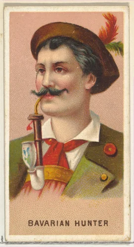 Bavarian Hunter, from World's Smokers series (N33) for Allen & Ginter Cigarettes by Allen & Ginter, print, 1888