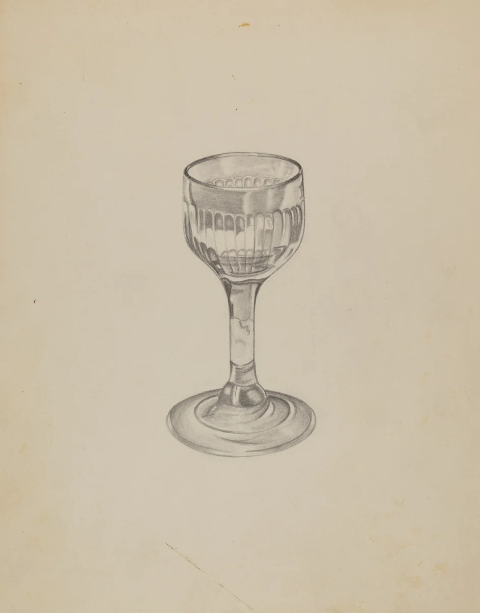 Glass by American 20th Century, index of american design, 1935-1942