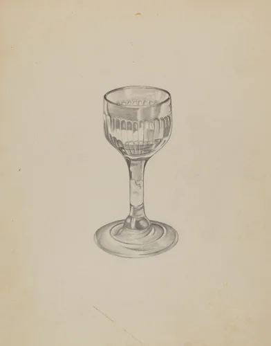 Glass by American 20th Century, index of american design, 1935-1942