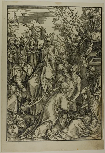 Deposition of Christ, from The Large Passion by Albrecht Dürer, print, 1496-1497