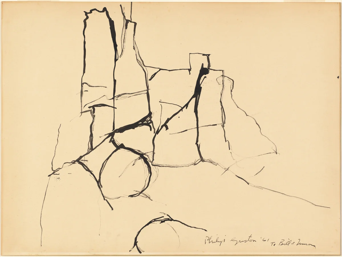 Untitled by Philip Guston, drawing, 1961