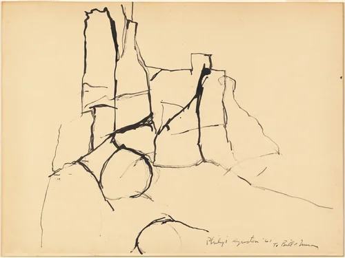 Untitled by Philip Guston, drawing, 1961