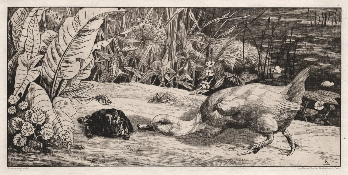 The Unknown by Félix Bracquemond, print, 1862