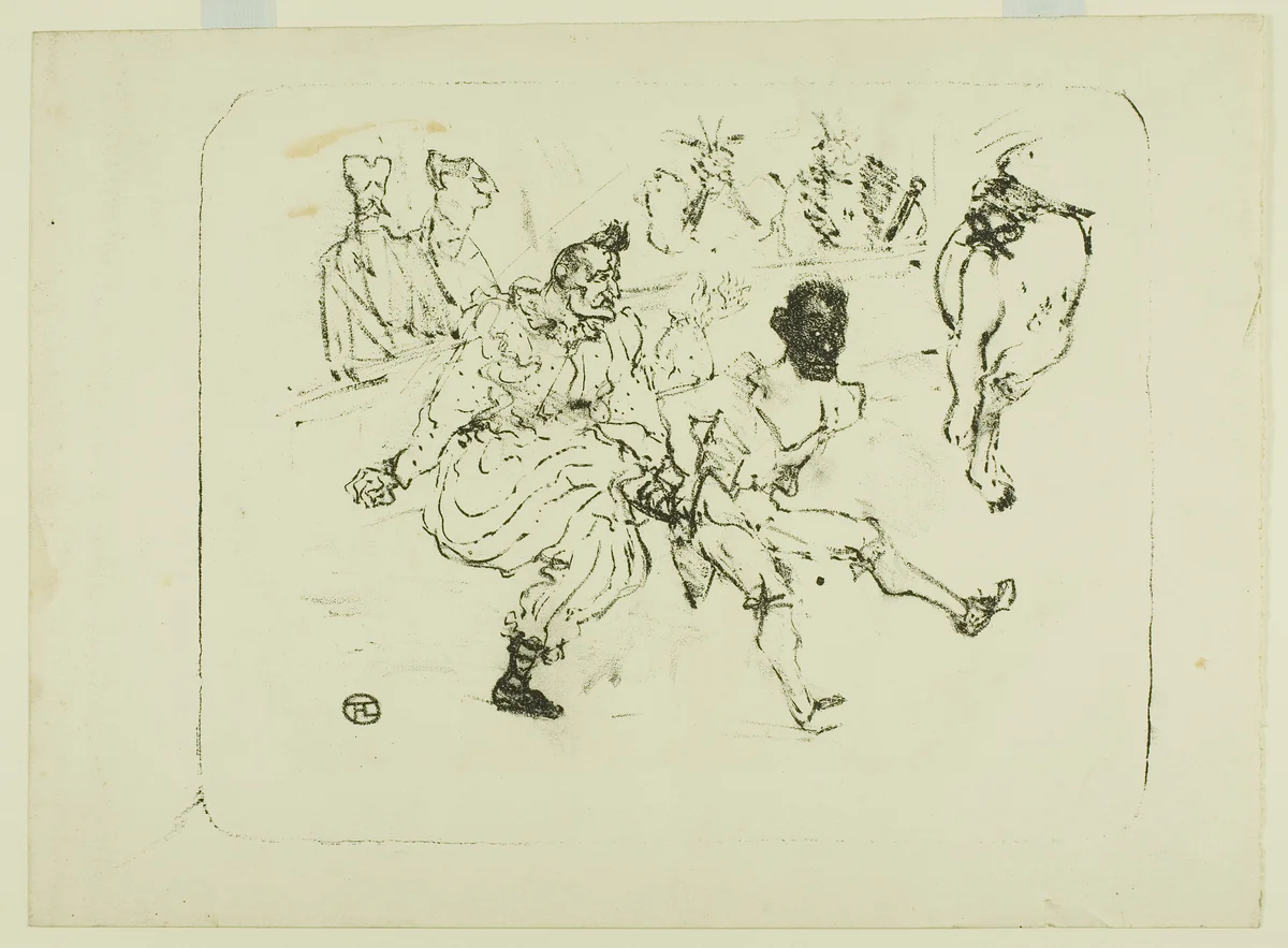 Footit and Chocolat by Henri de Toulouse-Lautrec, print, 1894