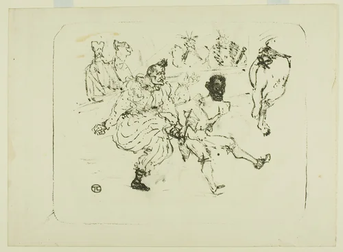 Footit and Chocolat by Henri de Toulouse-Lautrec, print, 1894
