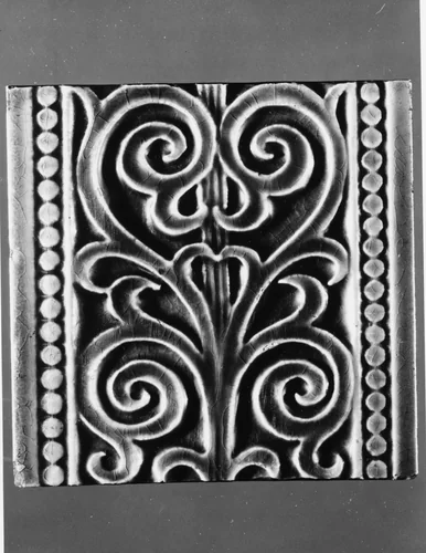 Tile by J. and J. G. Low Art Tile Works, artwork, 1882-1884