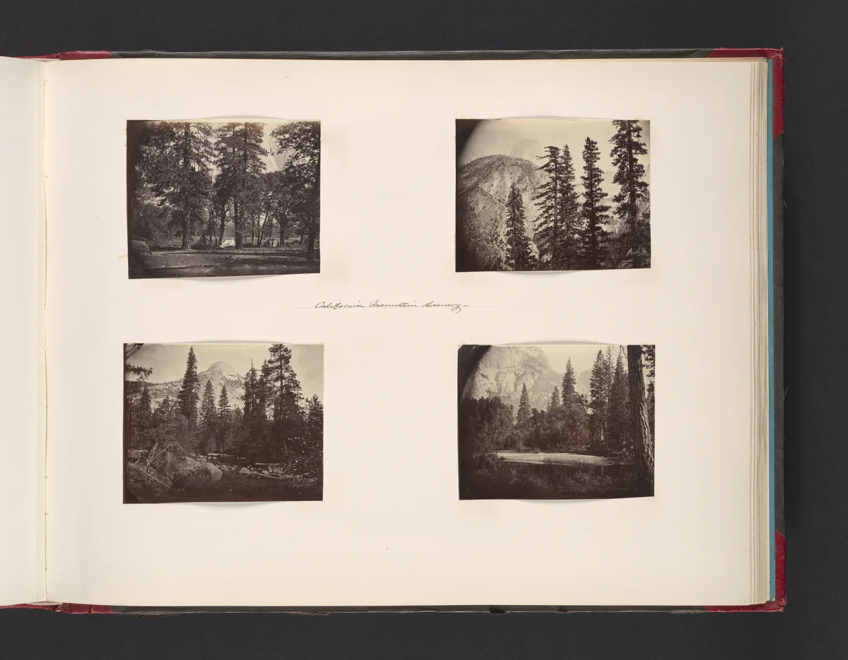 California Mountain Scenery by John Thomson, photograph, 1865