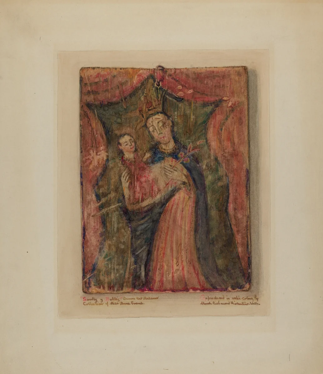 Santo by Maude Valle, index of american design, 1936