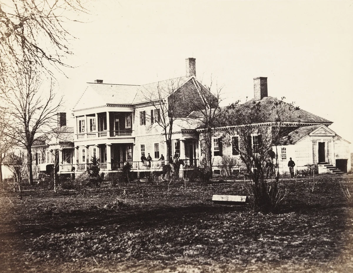 Lacey House, Falmouth, Virginia by Alexander Gardner, Timothy O'Sullivan, photograph, 1862
