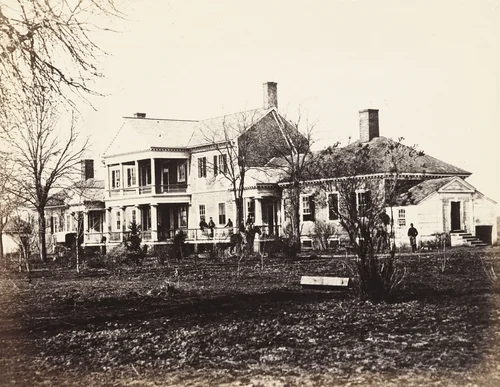 Lacey House, Falmouth, Virginia by Alexander Gardner, Timothy O'Sullivan, photograph, 1862
