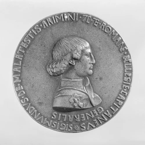Sigismondo Malatesta (Lord of Rimini 1432, lived 1417–1468) by Pisanello, metalwork, 1445
