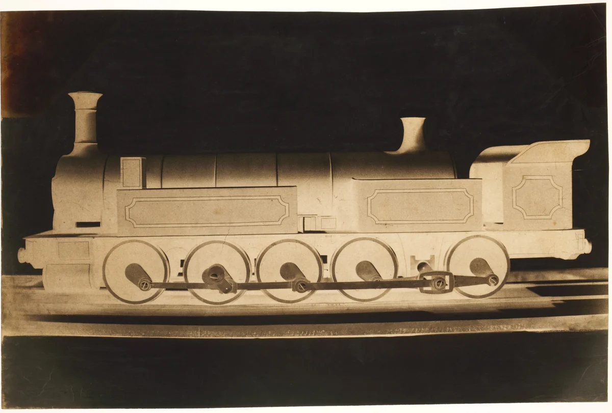 [Model of a P.L.M. Locomotive] by Dominique Roman, photograph, 1853-1857