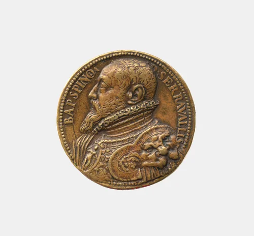 Battista Spinola de Serravalis b. 1537, Genoese nobleman by Unknown, metalwork, 1500-1599