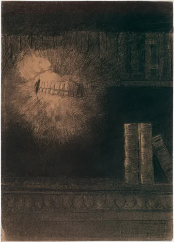 The Teeth (Les Dents) by Odilon Redon, drawing, 1883