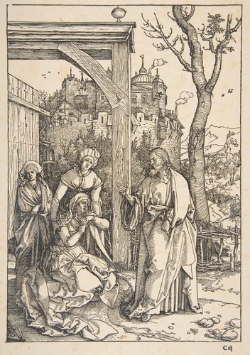 Christ Taking Leave of His Mother, from "The Life of the Virgin" by Albrecht Dürer, print, 1511