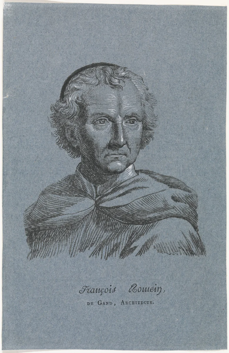 Portret van François Romain by Philippe Spruyt, print, 1747-1801
