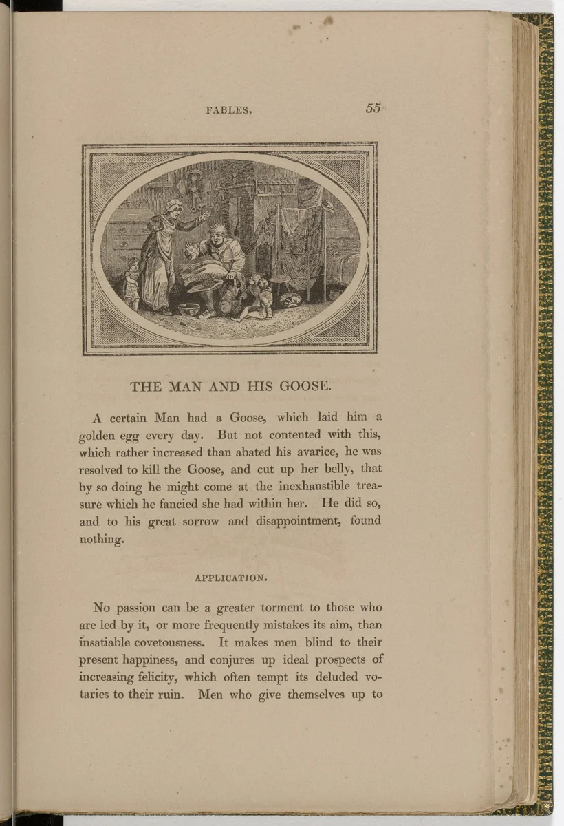 Headpiece (page 55) from The Fables of Aesop by Thomas Bewick, illustrated book, 1818