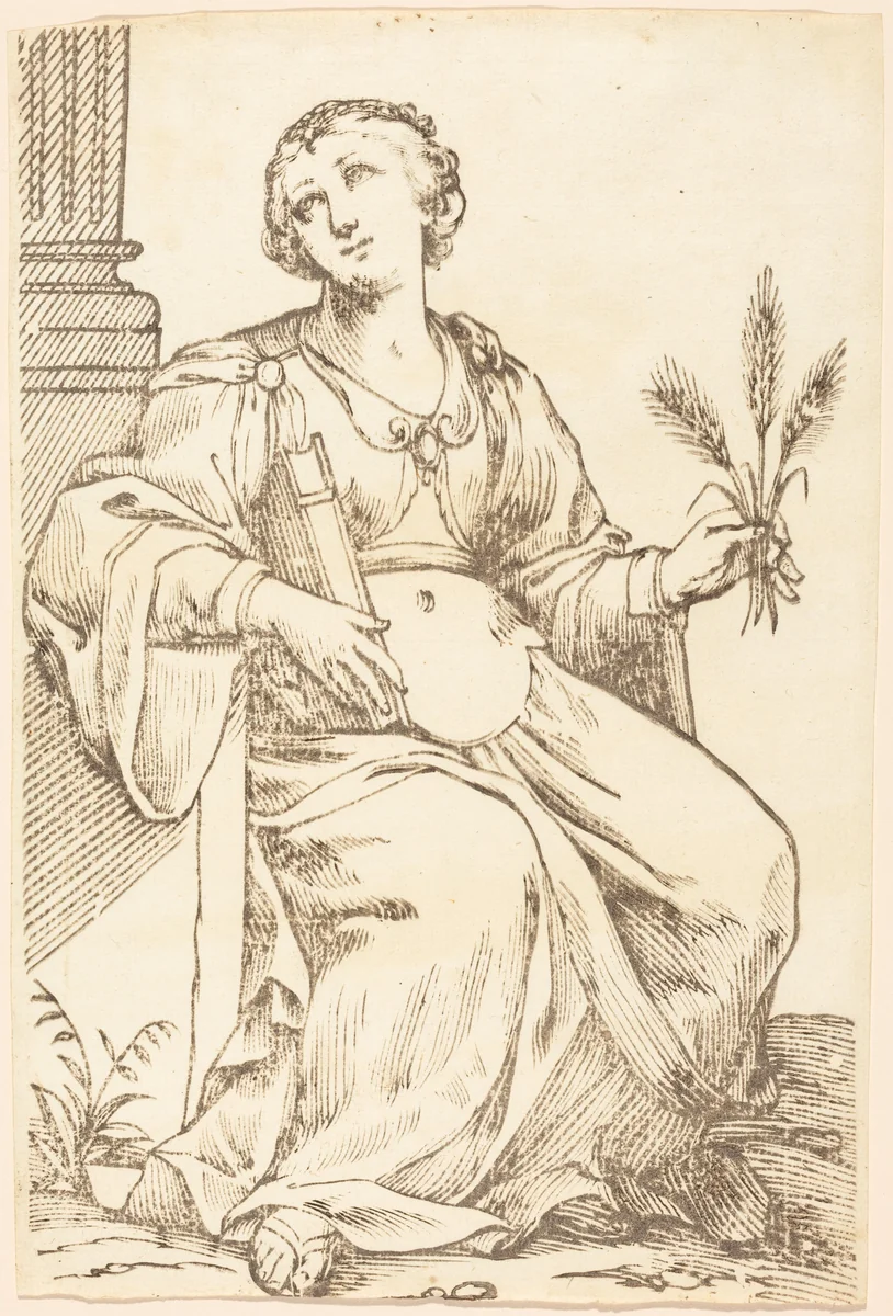 Sibylla Samia by Paul Maupin, Jacques Stella, print, 1620-1630