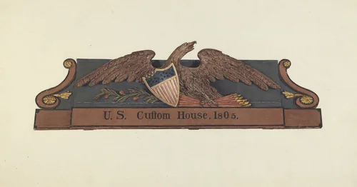 Eagle by Jane Iverson, index of american design, 1938