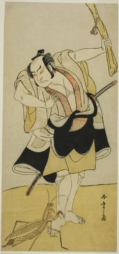 The Actor Otani Hiroji III in an Unidentified Role by Katsukawa Shunsho (勝川 春章), print, 1775-1785