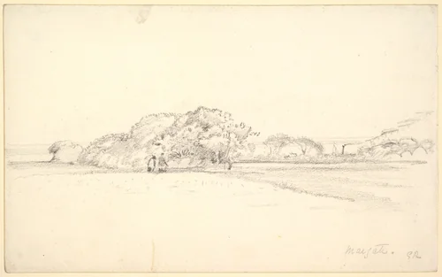 Landscape at Margate by George Richmond, drawing, 1840-1860