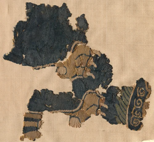 Fragment, probably from a large hanging by Unknown, textile, 900-1099