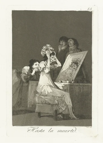Tot aan de dood by Francisco de Goya, print, 1797-1799