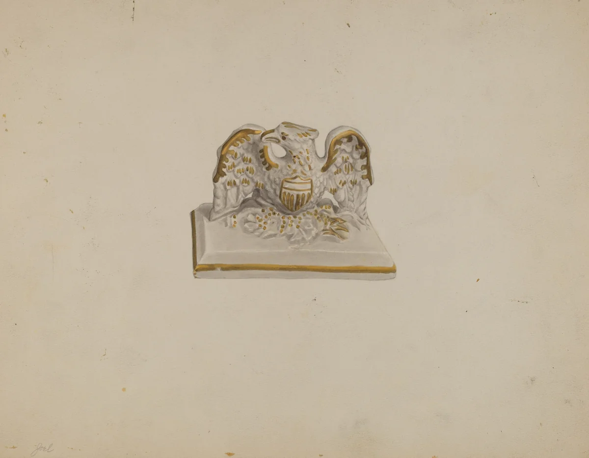 Paperweight by Roberta Spicer, index of american design, 1940